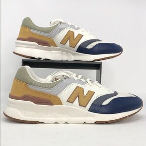 New Balance 997H V1 Sea Salt Dolce Navy CM997HZG Men’s Sneakers - Size 9.5